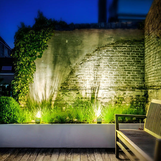 Adjustable Square Colorful LED Spotlight Waterproof Outdoor Wall Light