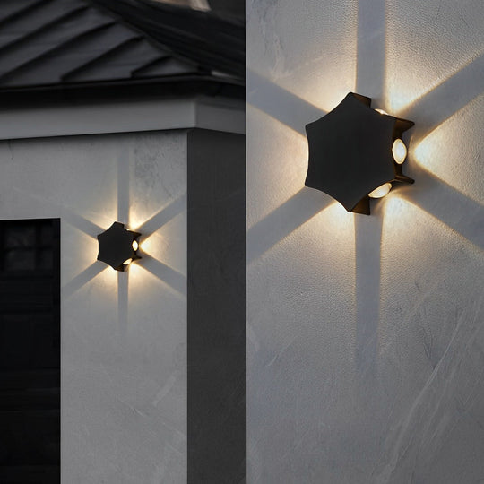 Four Way LED Waterproof Outdoor Wall Facade Light