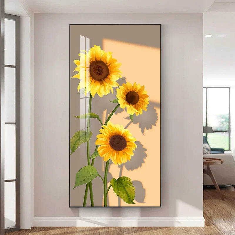 Summer Flowers Colorful Floral Canvas Wall Art
