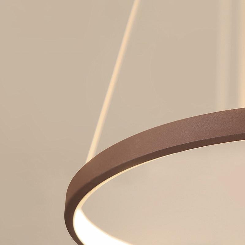 Circle Linear Modern LED Chandelier Pendant Light