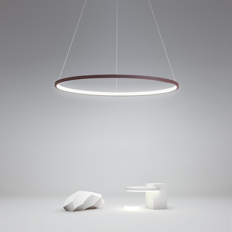Circle Linear Modern LED Chandelier Pendant Light