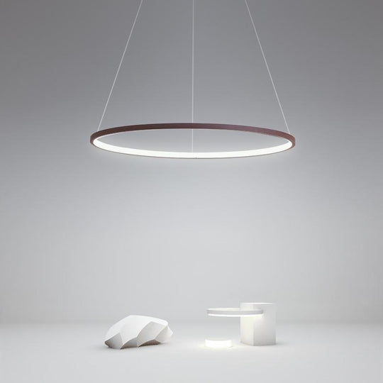 Circle Linear Modern LED Chandelier Pendant Light