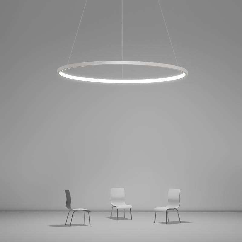 Circle Linear Modern LED Chandelier Pendant Light