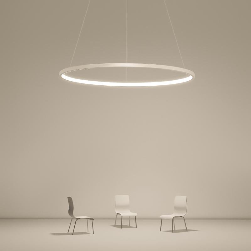 Circle Linear Modern LED Chandelier Pendant Light