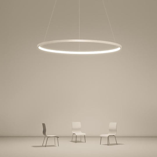 Circle Linear Modern LED Chandelier Pendant Light