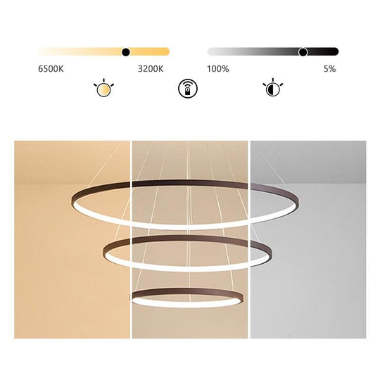 Hanging Dining Room Chandelier Modern Chandelier with Remote Control