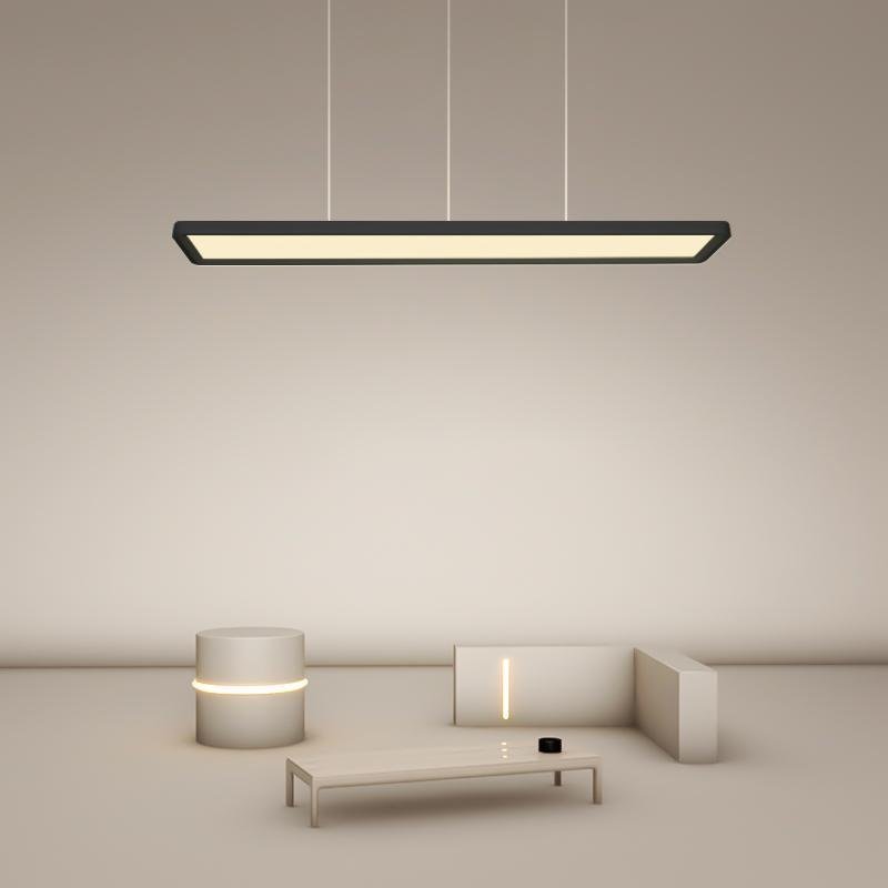 Black Rectangular Modern Farmhouse Chandelier