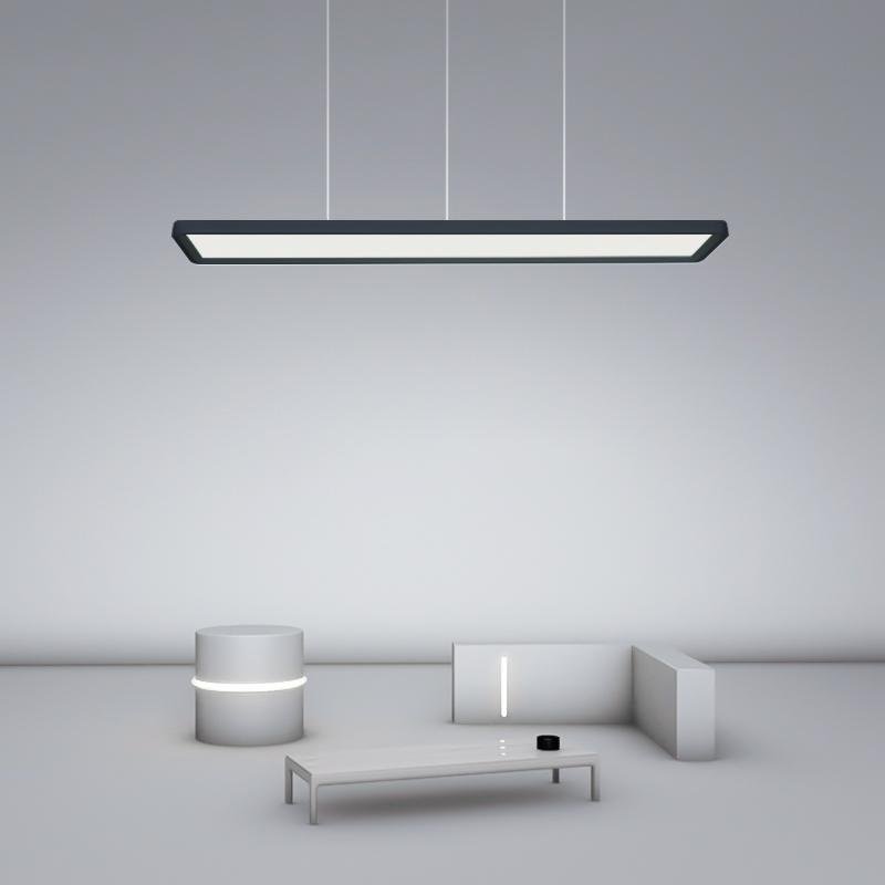 Black Rectangular Modern Farmhouse Chandelier