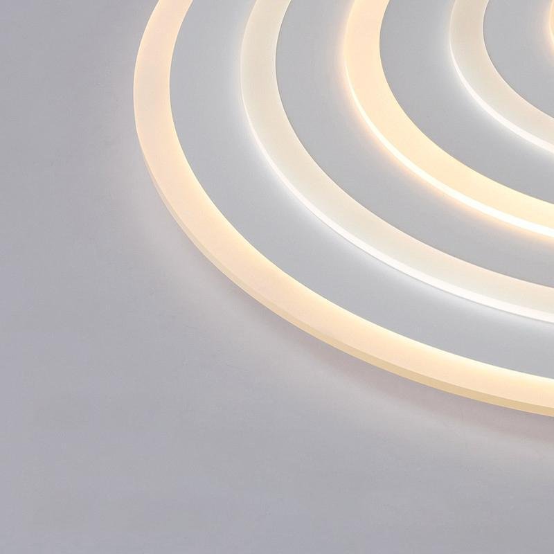 Concentric Circles Modern Dimmable LED Flush Mount Ceiling Light