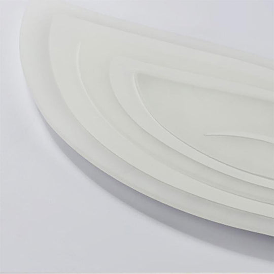 Leaf Shaped Modern Flush Mount Ceiling Light with Remote Control