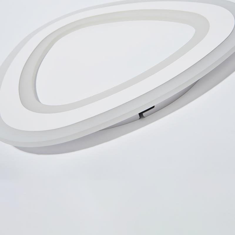 Triangle Shaped Modern LED Flush Mount Ceiling Light