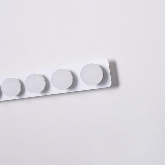 LED Wall Sconce with 5 Adjustable Spherical Spotlights