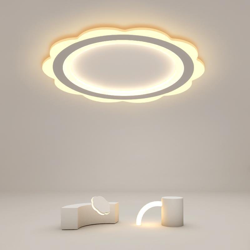 Ultra-Thin Round Flush Mount LED Ceiling Light – 17" & 20" (White)