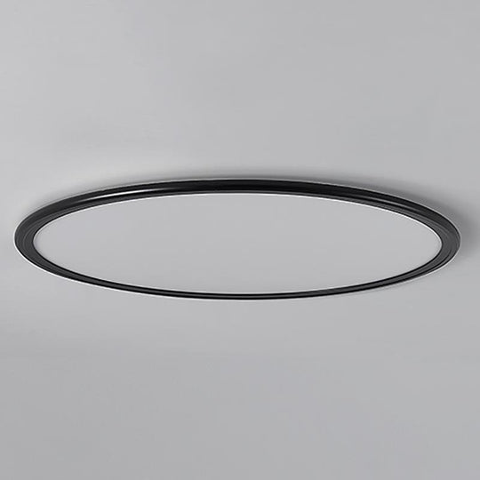16" Modern LED Ultrathin Circle Flush Mount Ceiling Light