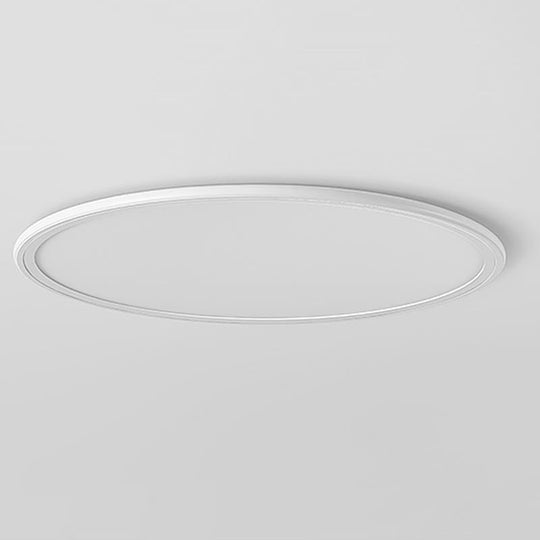 30" Round – Ultra-Thin LED Flush Mount Modern Ceiling Light