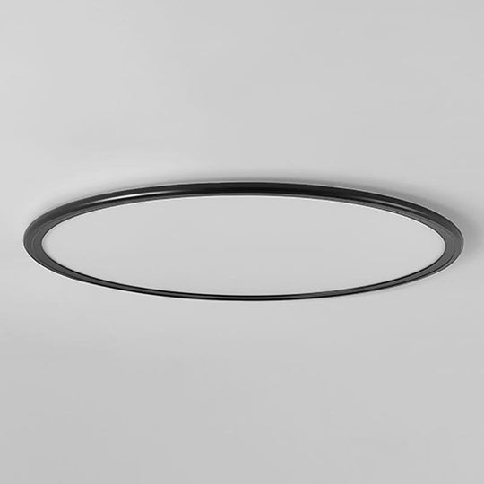 30" Round – Ultra-Thin LED Flush Mount Modern Ceiling Light