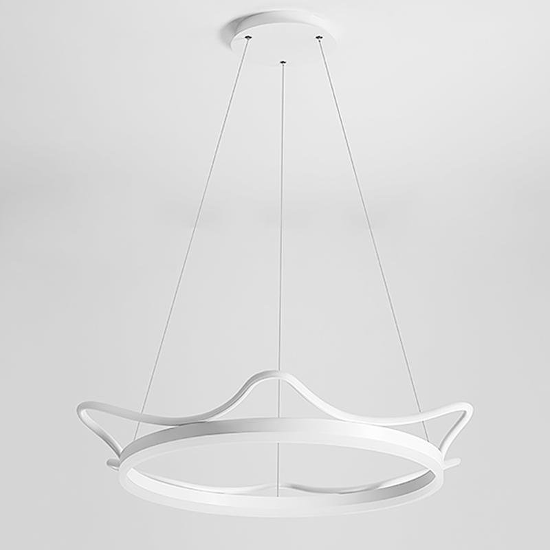 Imperial Crown Modern LED Chandelier with Remote Control