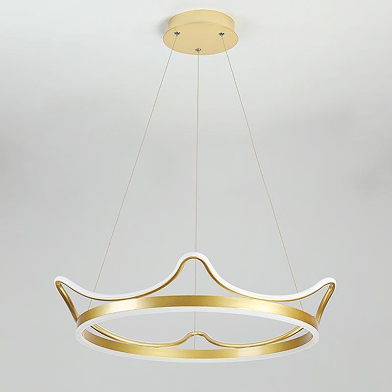 Imperial Crown Modern LED Chandelier with Remote Control