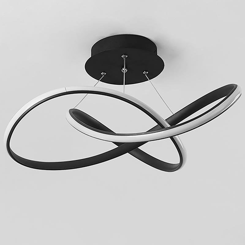20" LED Ribbon Modern Flush Mount Ceiling Light