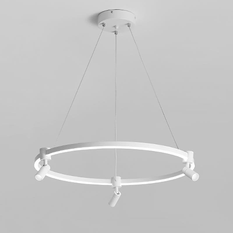 3-Head Spotlight Linear LED Chandelier with Remote Control
