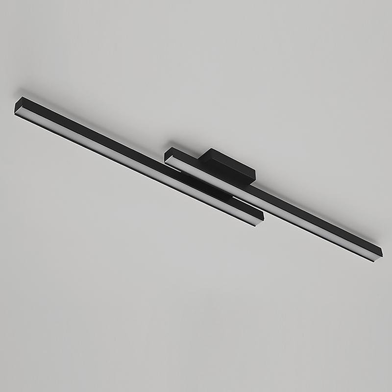 35" Modern Rectangular LED Flush Mount Ceiling Light