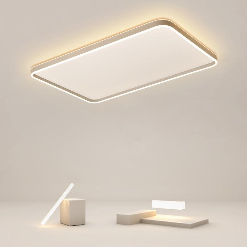 Rectangular Flush Mount LED Ceiling Light – Kitchen and Dining Room Fixture