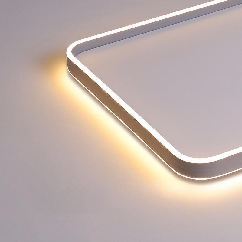 Rectangular Flush Mount LED Ceiling Light – Kitchen and Dining Room Fixture