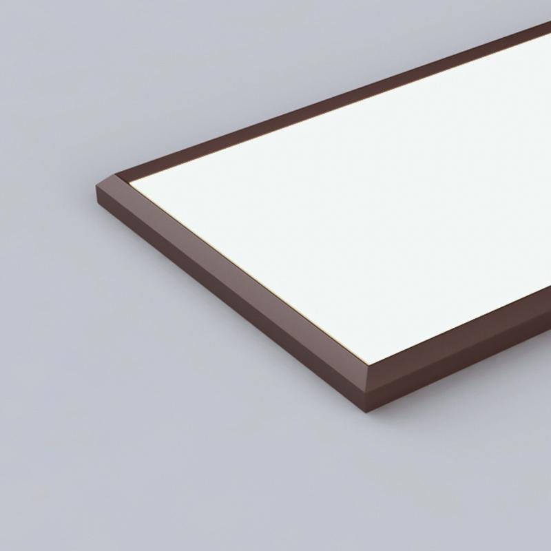 Brown Portrait LED Flush Mount Ceiling Light for Kitchen or Dining Room