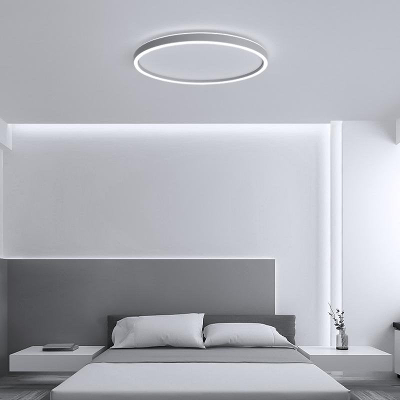 Modern Circle Halo-Shaped LED Flush Mount Ceiling Light