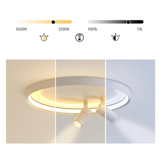 Modern Industrial Flush Mount Kitchen Lighting Spotlight Ceiling Light