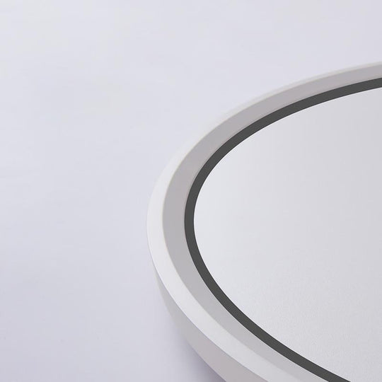 Soft White Round Dimmable Flush Mount Light