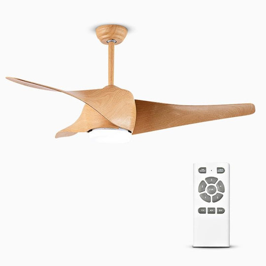 52" Downrod Ceiling Fan with LED Light and Remote