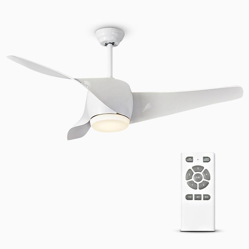 52" Downrod Ceiling Fan with LED Light and Remote