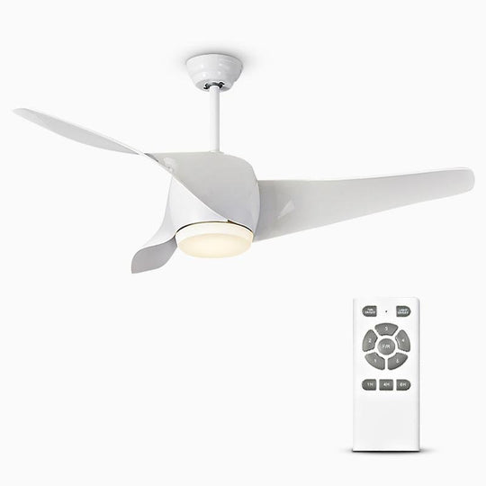 52" Downrod Ceiling Fan with LED Light and Remote