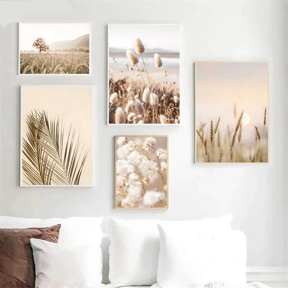 Tranquil Sunset Seascape Landscape Canvas Wall Art