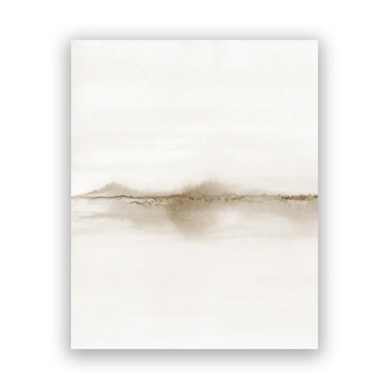 Minimalist Landscape Abstract Canvas Wall Art Print