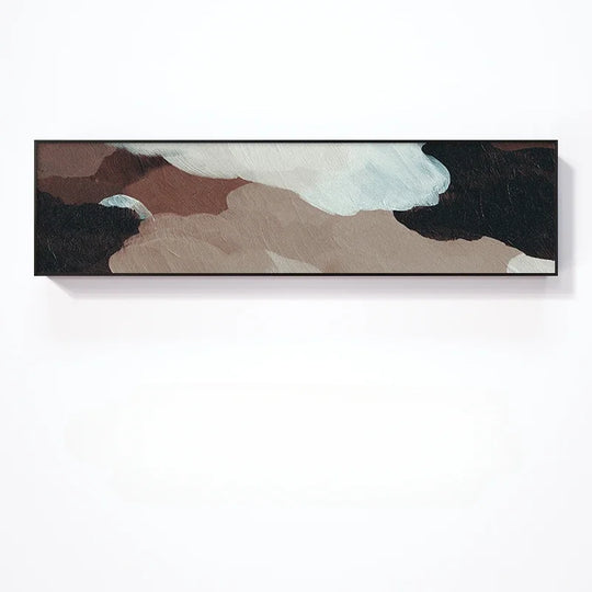 Warm Color Tones Wide Format Abstract Canvas Wall Art