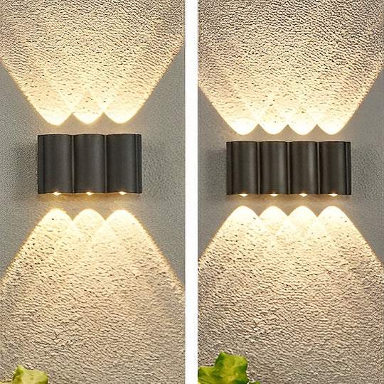 Creative Wave Up and Down LED Waterproof Modern Wall Washer Light