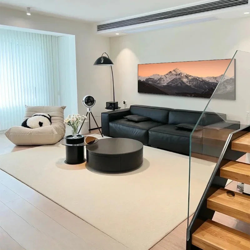 Sunrise Mountain Panorama Wide Format Canvas Wall Art