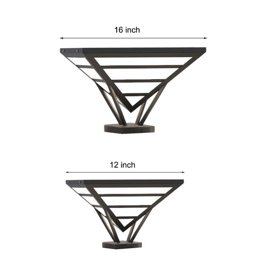Geometric Aluminum Waterproof LED Modern Outdoor Post Lamp