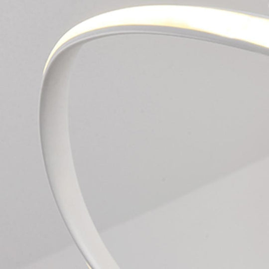 20" LED Ribbon Modern Flush Mount Ceiling Light