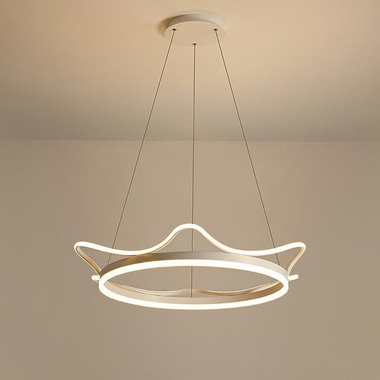 Imperial Crown Modern LED Chandelier with Remote Control