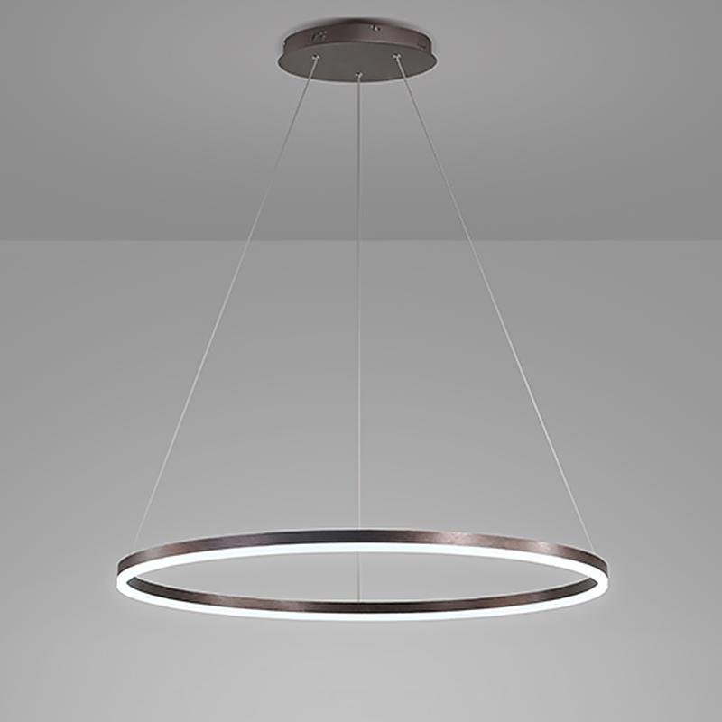 16'' Simple Circle Pendant Light with Acrylic Shade