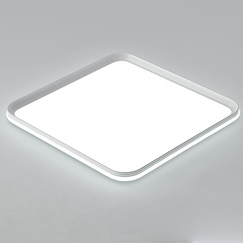 16" Square Modern LED Flush Mount Ceiling Light with Remote