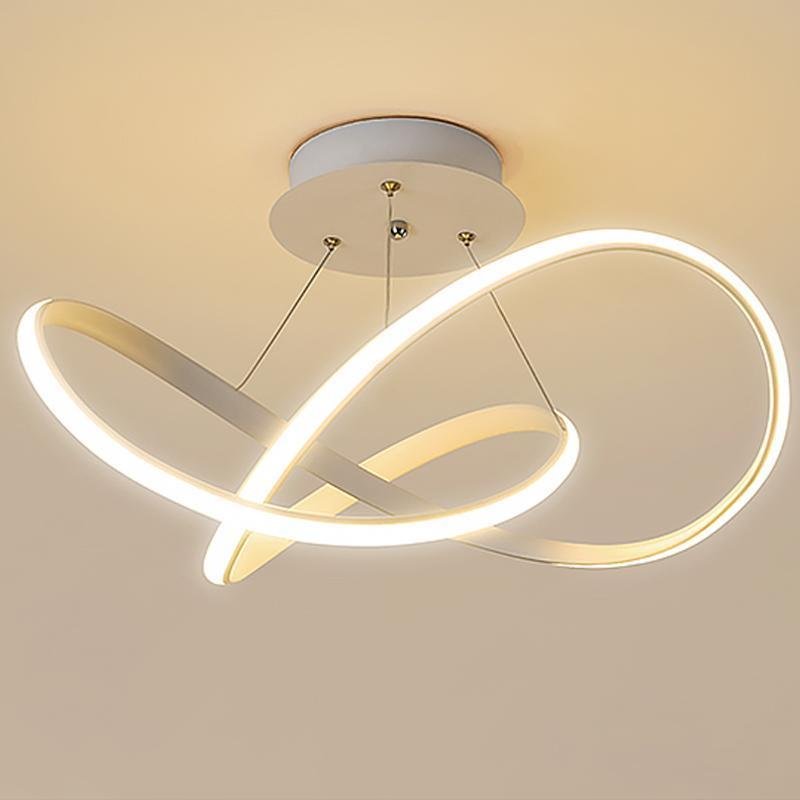 20" LED Ribbon Modern Flush Mount Ceiling Light
