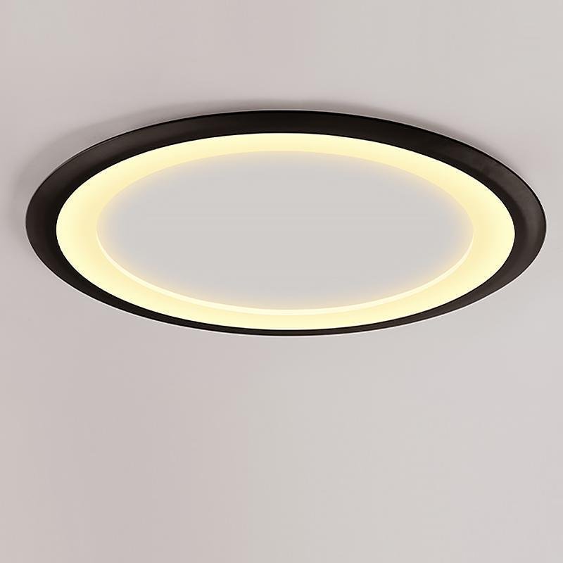 Ultrathin Round LED Flush Mount Ceiling Light – Modern Minimalist Design
