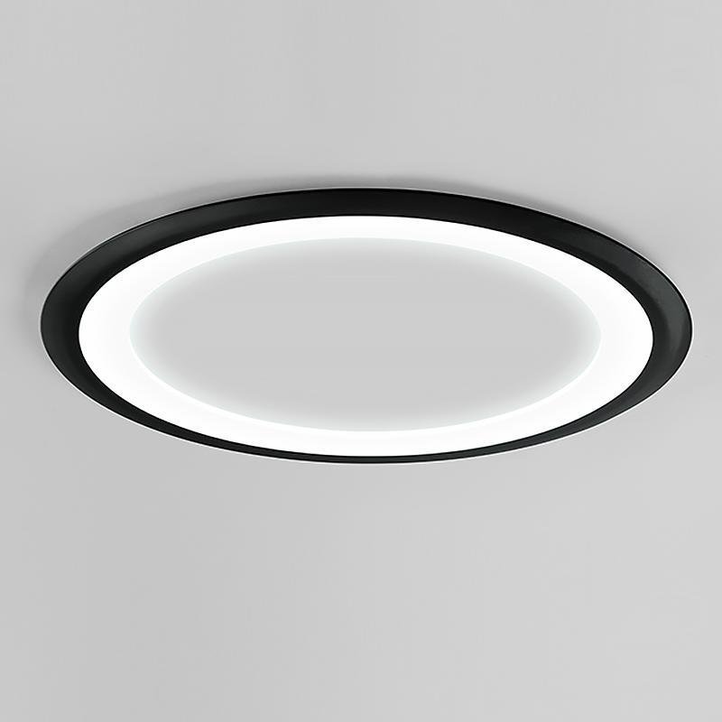 Ultrathin Round LED Flush Mount Ceiling Light – Modern Minimalist Design