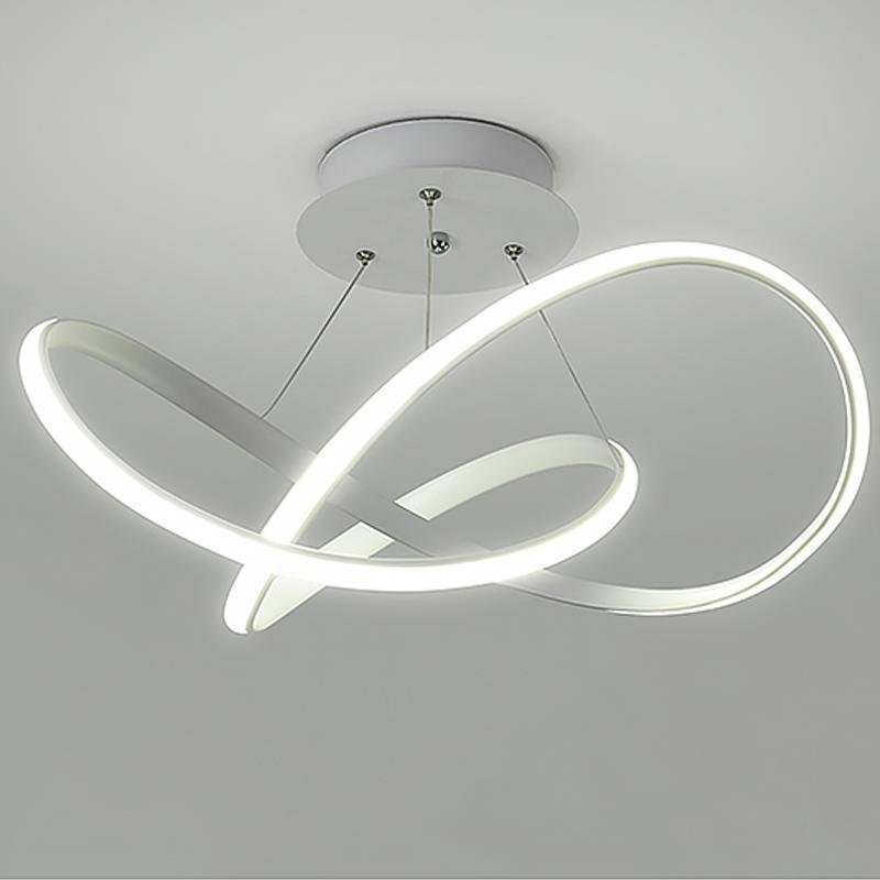 20" LED Ribbon Modern Flush Mount Ceiling Light