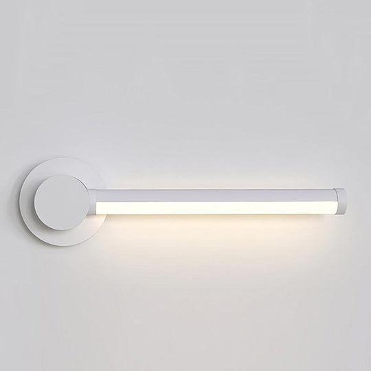 Rectangular Thin Long LED Wall Sconce in Aluminum and Acrylic