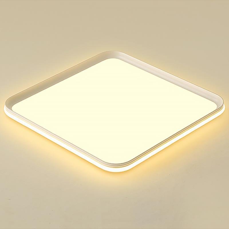 16" Square Modern LED Flush Mount Ceiling Light with Remote
